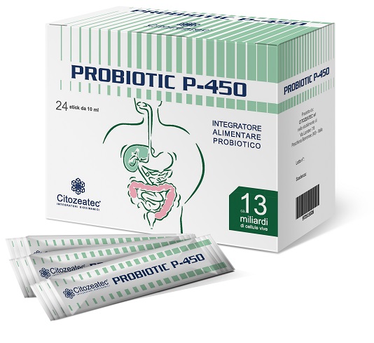PROBIOTIC P-450 24 STICK MONODOSE 10 ML - fitfarma.it