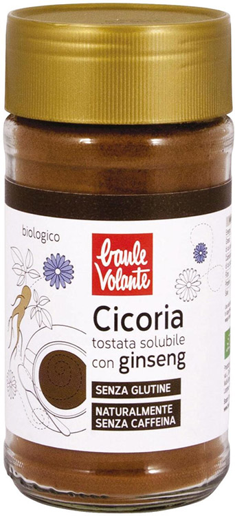 BAULE VOLANTE CICORIA TOSTATA SOLUBILE CON GINSENG 100 G - fitfarma.it