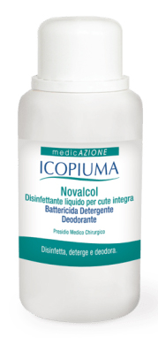 NOVALCOL DISINFETTANTE LIQUIDO ANTISETTICO CUTANEO 250 ML - fitfarma.it