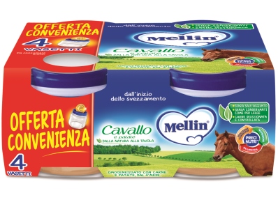 MELLIN OMOGENEIZZATO CAVALLO 4 X 80 G - fitfarma.it