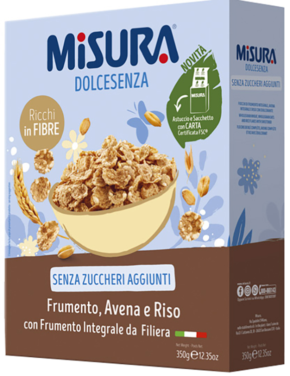 MISURA FIOCCHI DOLCE SENZA INTEGRALI 350 G - fitfarma.it