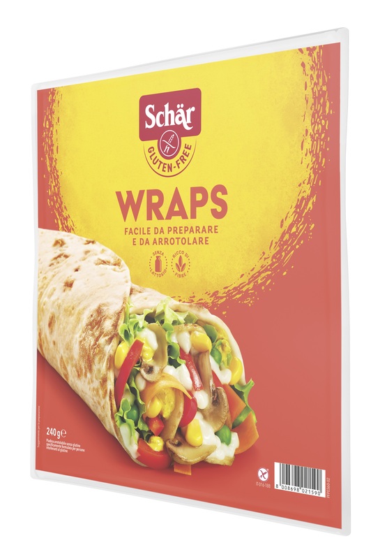 SCHAR WRAPS PIADINA ARROTOLABILE 240 G - fitfarma.it