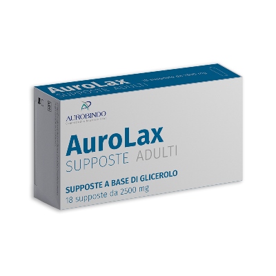 SUPPOSTE AUROLAX GLICEROLO 2500 MG 18 SUPPOSTE - fitfarma.it