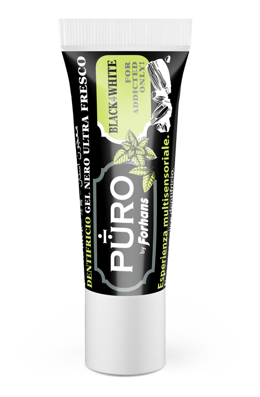 FORHANS BLACK4WHITE DENTIFRICIO 12 ML - fitfarma.it