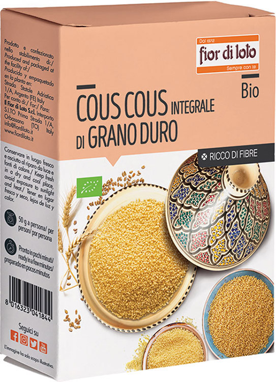 COUS COUS INTEGRALE GRANO DURO BIO 500 G - fitfarma.it