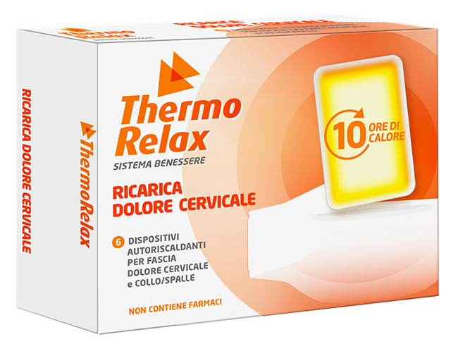 THERMORELAX RICARICA PER FASCIA DOLORE CERVICALE 6 DISPOSITIVI AUTORISCALDANTI - fitfarma.it