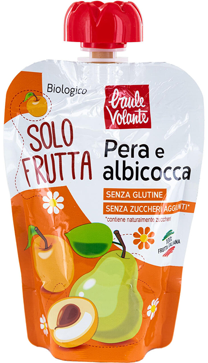 SOLO FRUTTA PERA E ALBICOCCA 100 G - fitfarma.it