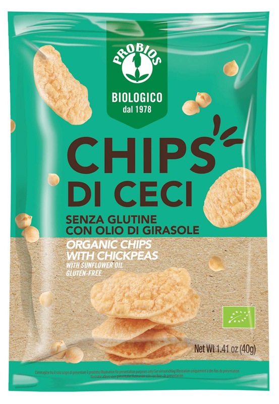 PROBIOS CHIPS DI CECI 40 G - fitfarma.it