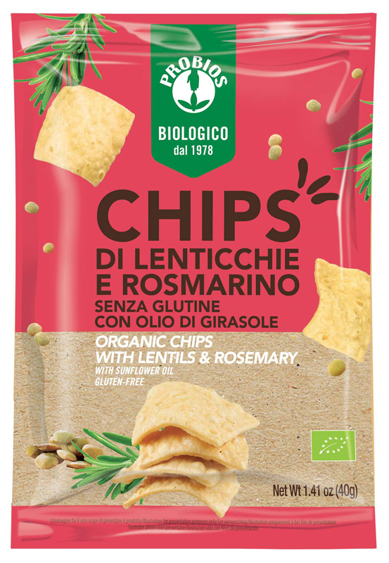 PROBIOS CHIPS DI LENTICCHIE ROSMARINO - fitfarma.it