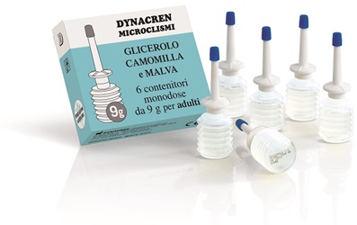 DYNACREN MICROCLISMI CAMOMILLA E MALVA 6 PEZZI DA 9 G PER ADULTI - fitfarma.it