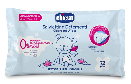 CHICCO COSMESI SALVIETT 72 PEZZI SENZA PLAQ - fitfarma.it