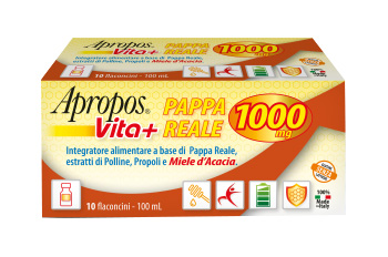 APROPOS VITA+ PAPPA REALE 1000MG 10 FLACONCINI DA 10 ML - fitfarma.it