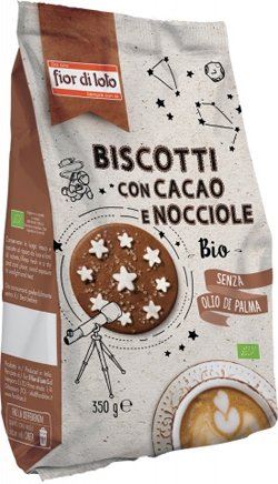BISCOTTI CON CACAO E NOCCIOLE 350 G - fitfarma.it