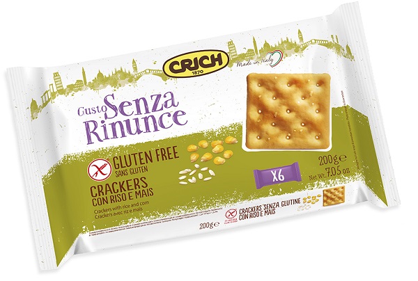 GUSTO SENZA RINUNCE CRACKERS CON RISO E MAIS 6 CONFEZIONI 200 G - fitfarma.it