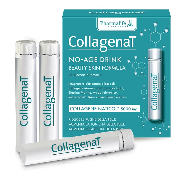 COLLAGENAT NO-AGE 10 FLACONCINI 25 ML - fitfarma.it