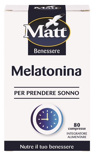 MATT BENESSERE MELATONINA 80 COMPRESSE - fitfarma.it