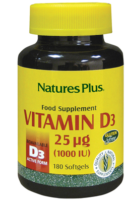VITAMINA D3 1000 UNITA' INTERNAZIONALE 180 PERLE - fitfarma.it