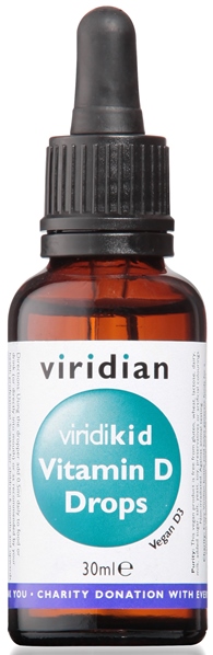 VIRIDIAN VIRIDIKID VITAMIN D3 400UI GOCCE 30ML - fitfarma.it
