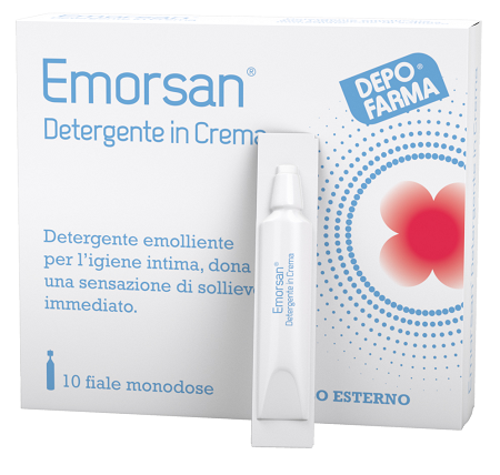 EMORSAN DETERGENTE CREMA 10 FIALE DA 3,5 ML - fitfarma.it