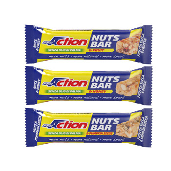 PROACTION NUTS BAR FRUTTI ROSSI 30 G - fitfarma.it