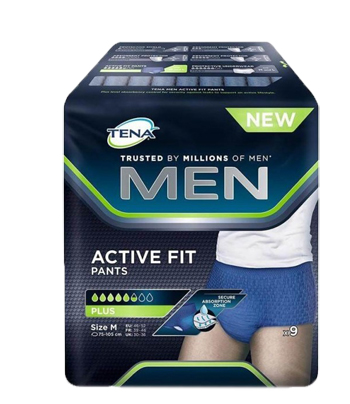 PULL UP UOMO TENA MEN PANTS ACTIVE FIT M 9 PEZZI - fitfarma.it