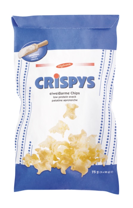 MY SNACK CRISPYS SFOGLIE DI PATATE 3 BUSTE DA 25 G - fitfarma.it