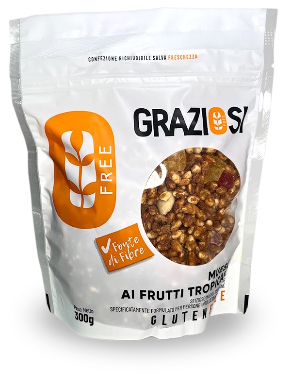 MUESLI AI FRUTTI TROPICALI 300 G - fitfarma.it