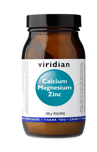 VIRIDIAN CALCIUM MAGNESIUM ZINC 100G POLVERE VIRIDIAN CALCIO MAGNESIO ZINCO - fitfarma.it