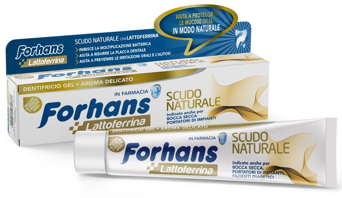FORHANS DENTIFRICIO SCUDO NATURALE 75 ML - fitfarma.it