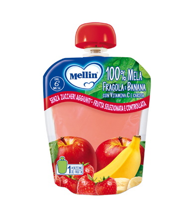 MELLIN POUCH MELA/FRAGOLA/BANANA 90 G - fitfarma.it