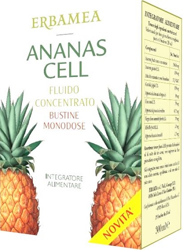 ANANAS CELL FLUIDO CONCENTRATO 15 BUSTINE 20 ML - fitfarma.it