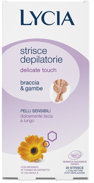 LYCIA 20 STRISCE BRACCIA/GAMBE PELLI DELICATE 12 PEZZI - fitfarma.it