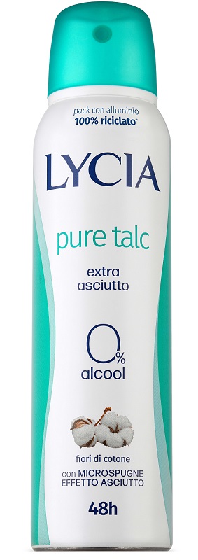 LYCIA SPRAY PURE TALC 150 ML - fitfarma.it