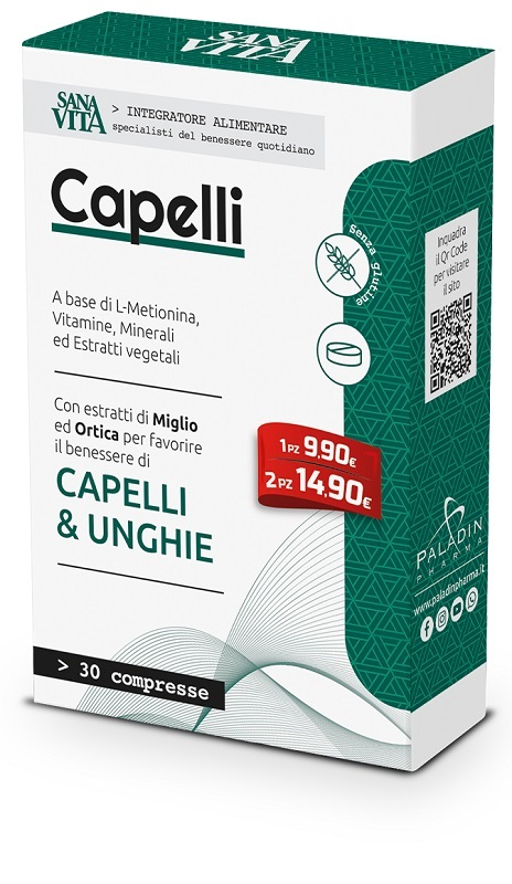 SANAVITA CAPELLI 30 COMPRESSE - fitfarma.it