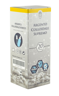 ARGENTO COLLOIDALE SUPREMO 20PPM 100 ML SPRAY + CONTAGOCCE - fitfarma.it