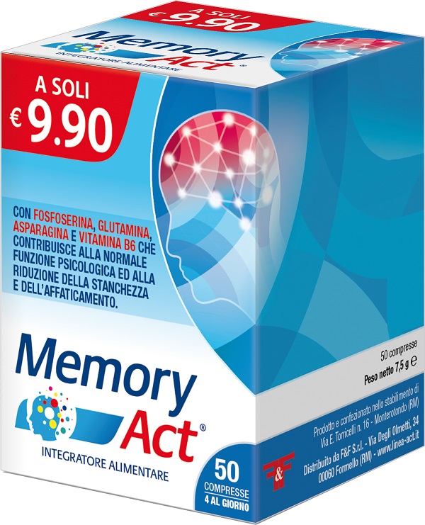 MEMORY ACT 50 COMPRESSE - fitfarma.it