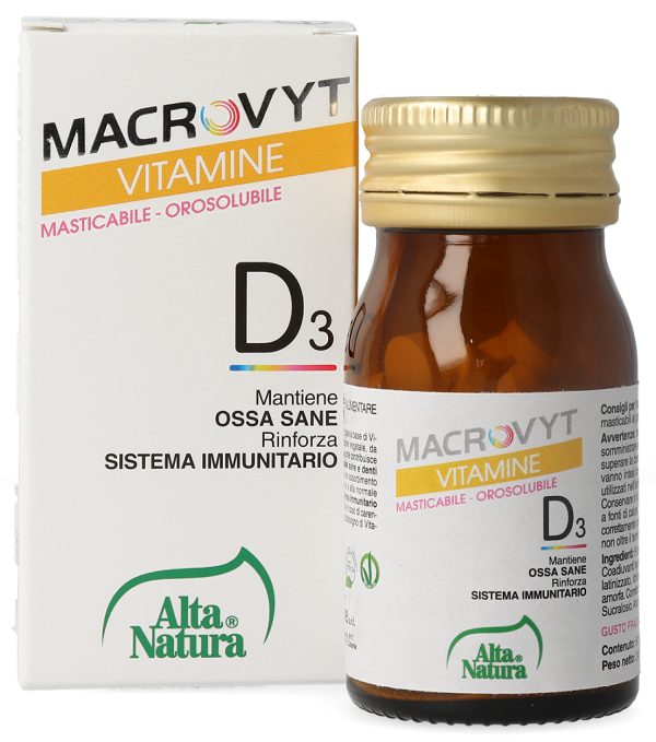 MACROVYT VITAMINA D3 VEG 60 COMPRESSE OROSOLUBILI - fitfarma.it