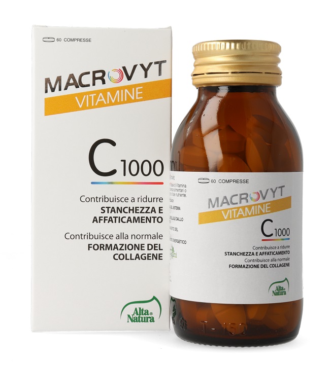 MACROVYT VITAMINA C 1000 FAST & SLOW 30 COMPRESSE - fitfarma.it