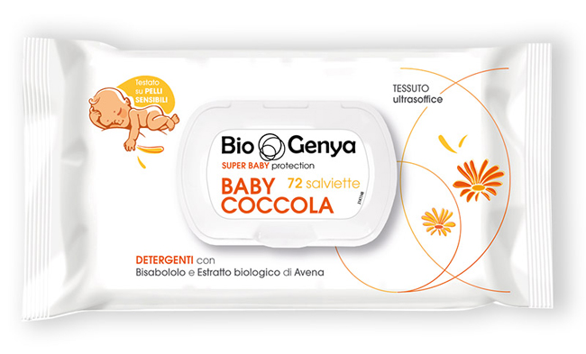 BIOGENYA SUPER BABY PROTECTION 72 SALVIETTE BABY COCCOLA DETERGENTI - fitfarma.it