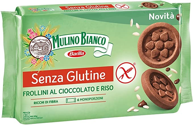 MULINO BIANCO SENZA GLUTINE FROLLINI AL CIOCCOLATO E RISO 6 MONOPORZIONI DA 41,66 G - fitfarma.it