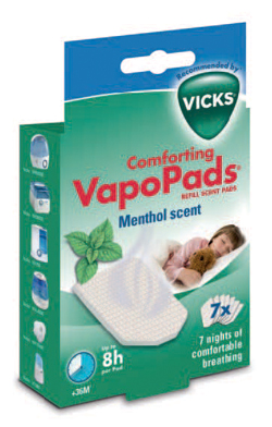 VICKS VAPOPADS MENTHOL SCENT 7 PEZZI - fitfarma.it