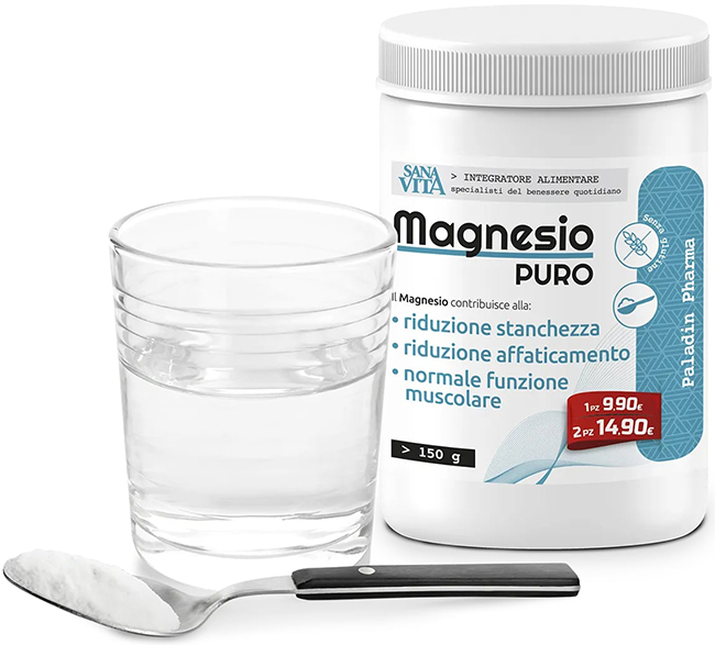 SANAVITA MAGNESIO PURO 150 G - fitfarma.it