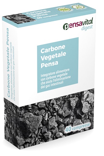CARBONE VEGETALE PENSA 40 COMPRESSE - fitfarma.it