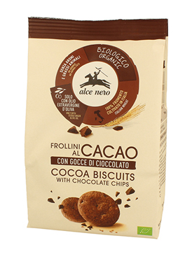 FROLLINO AL CACAO CON GOCCE DI CIOCCOLATO BIO 250 G - fitfarma.it