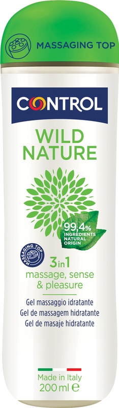CONTROL WILD NATURE MASSAGE GEL MASSAGGIO 3 IN 1 200 ML - fitfarma.it