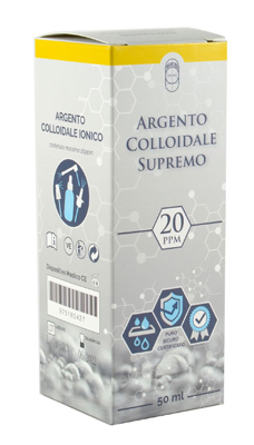 ARGENTO COLLOIDALE SUPREMO 20PPM CERTIFICATO SPRAY CON CONTAGOCCE + EROGATORE NASO + EROGATORE GOLA + EROGATORE PELLE - fitfarma.it