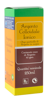 ARGENTO COLLOIDALE IONICO 40PPM CERTIFICATO 250 ML - fitfarma.it