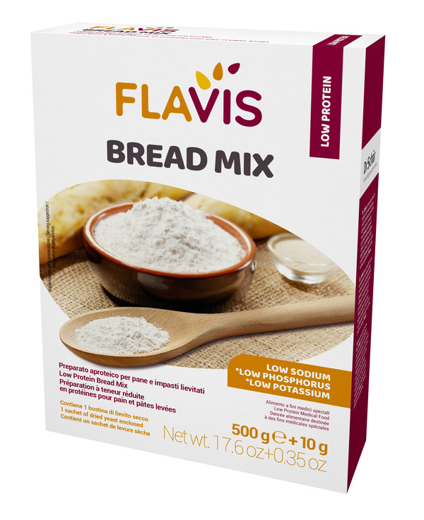 FLAVIS BREAD MIX 500 G - fitfarma.it