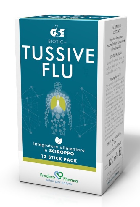 GSE TUSSIVE FLU 12 STICKPACK - fitfarma.it