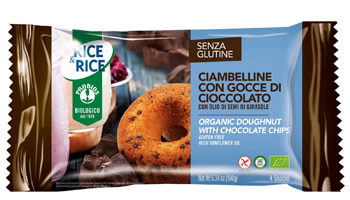 RICE&RICE CIAMBELLINE CON GOCCE DI CIOCCOLATO 4 X 45 G - fitfarma.it